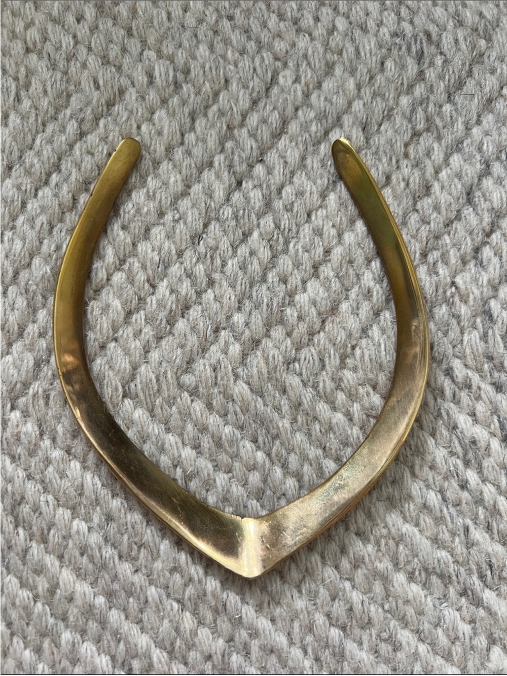 Gold toned choker collar necklace - Picture 5 of 6